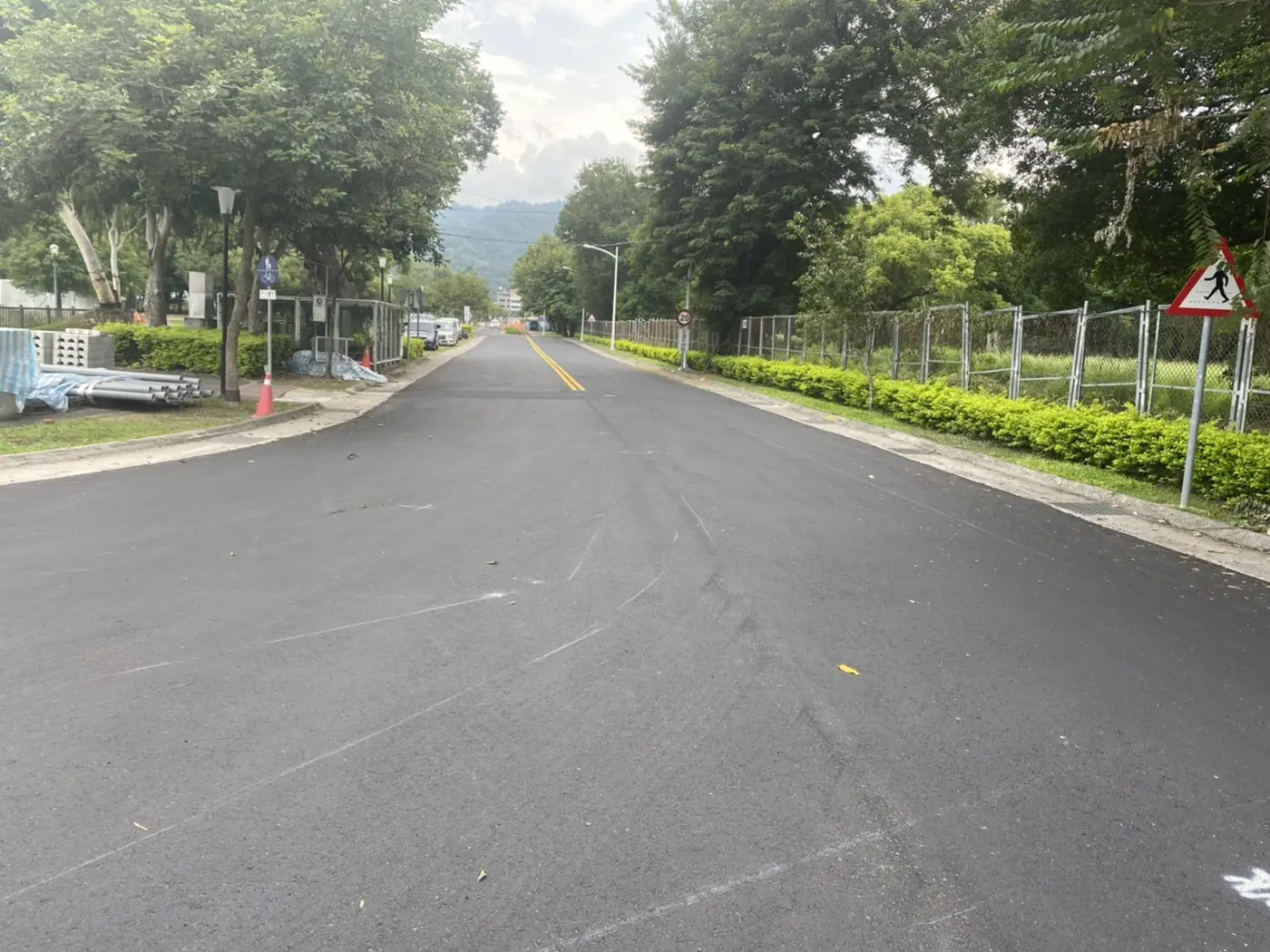 坪林森林公園道路鋪設完成紀錄